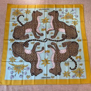 Hermes Scarf (Les Leopards)